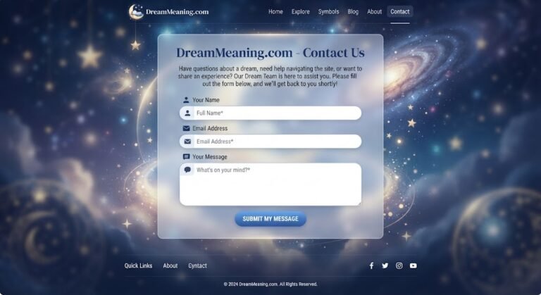 DreamMeaniing.com Contact