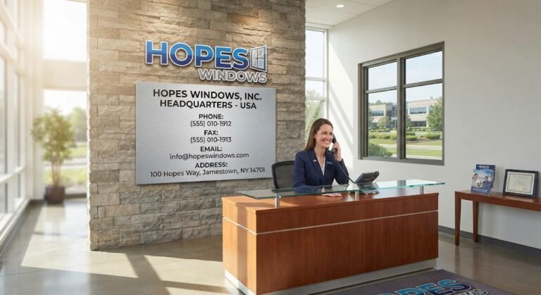 hopeswindows.com headquarters phone number USA
