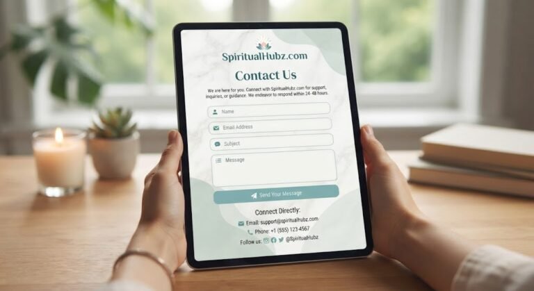 SpiritualHubz.com Contact: Official Contact Options, Support Guide & Safety Tips SpiritualHubz.com Contact